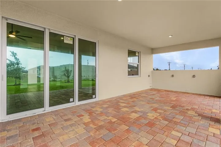 View of patio