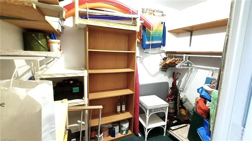 View of storage area
