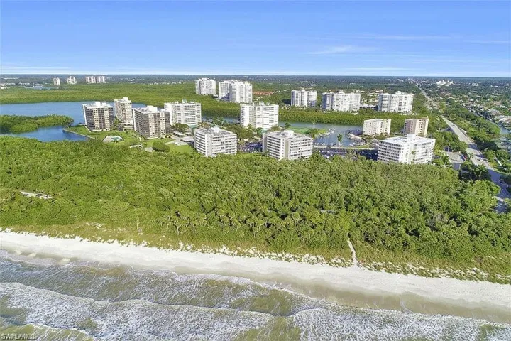Beach in Front of Building buffered by State Park