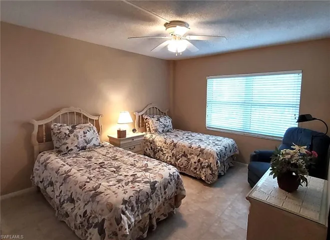 Guest Bedroom window overlooks beach entry