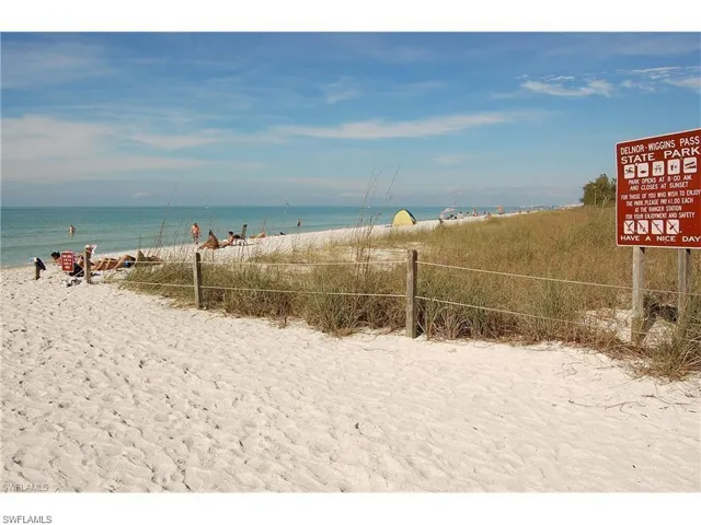 Entrance to State Park beach