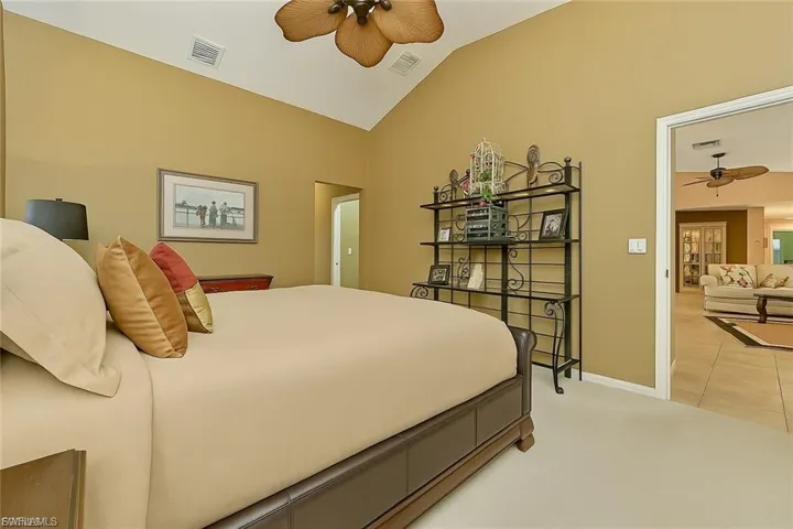 “Primary suite offers a peaceful retreat with direct access to the spa-inspired bathroom.”