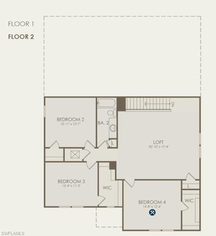 Floor plan - 2nd floor