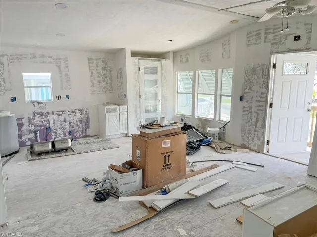 New Hot Water Heater, cabinets, with pantry