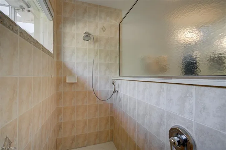 Master walk-in shower
