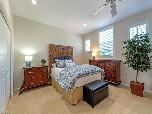 Your guests will love the large living/sitting area of this bedroom!