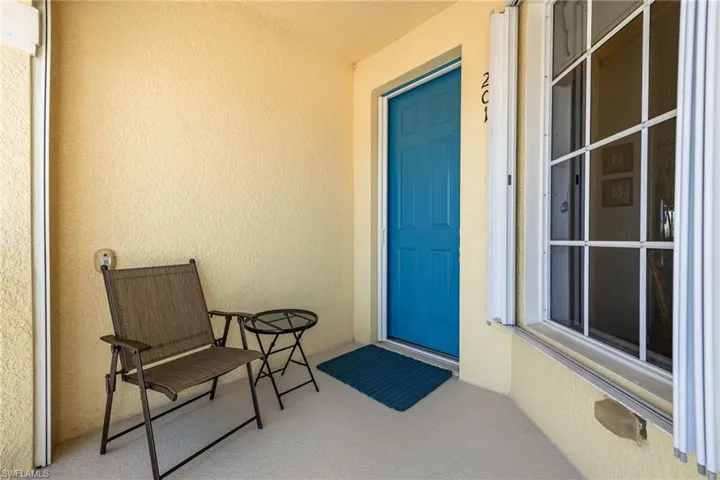 View of exterior entry