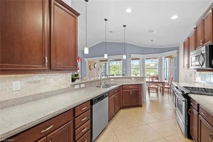 Ample counter space