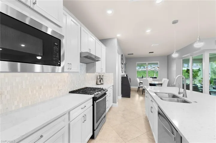 Kitchen looking towards dining