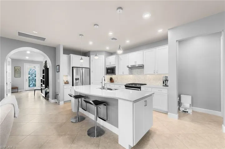 Kitchen looking back towards foyer