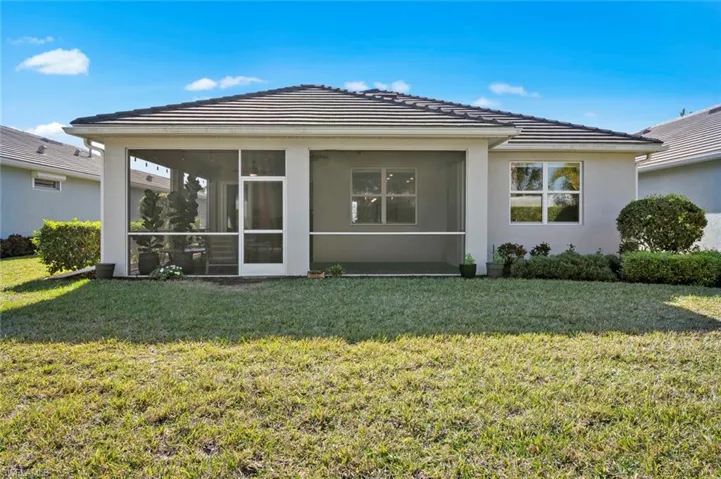 Rear of home