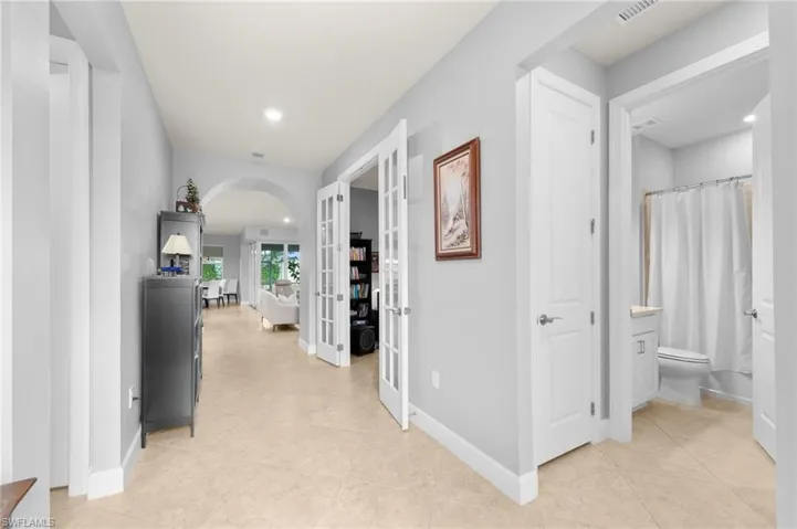 Foyer looking into home