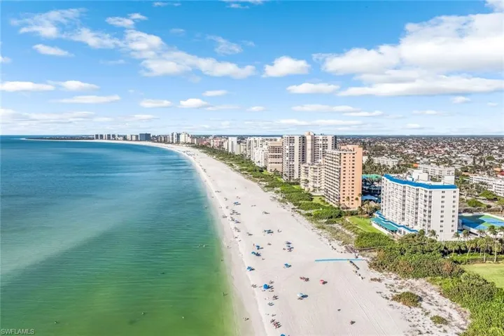 View of skyline featuring expansive beach