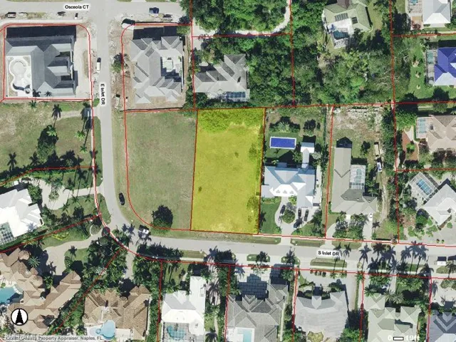 Photo of lot from property appraisers office