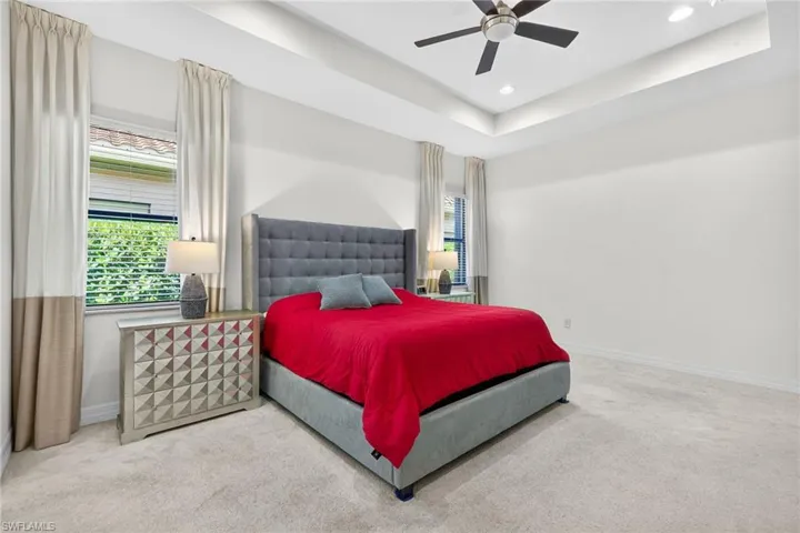 Primary Bedroom- Tray Ceiling
