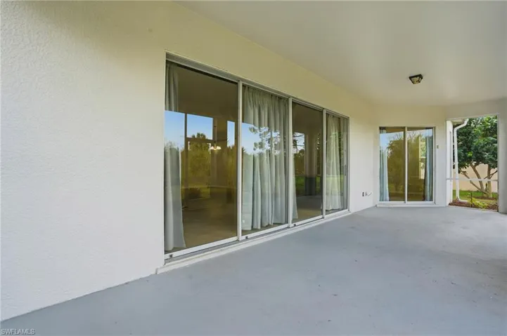 View of patio - Virtually Edited Image