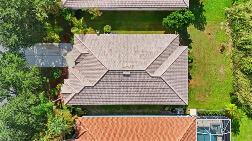 Aerial view of property and surrounding area - Virtually Edited Image