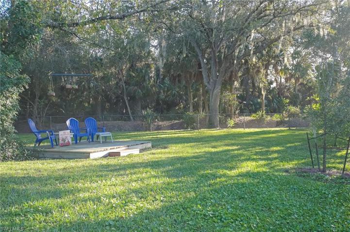 View from second deck and side fenced yard perfect for pets!  No restrictions here!