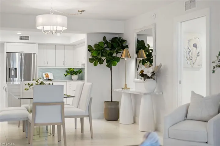 View of dining room