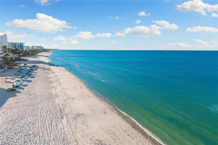 Water view featuring nearby beach