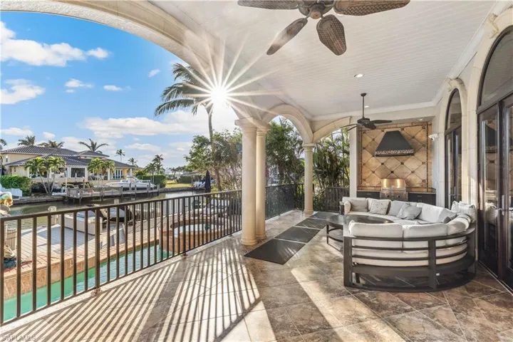 The outdoor ambiance for family gatherings or relaxing evenings for the owners