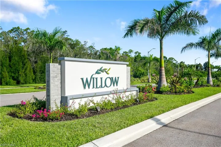 Willow Gated Community Entrance
