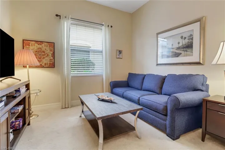 The Den can be used as office, bedroom or an extra lounging area.