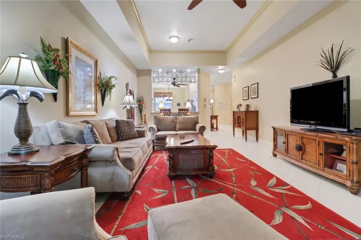 Very spacious living room, great for entertaining family and friends.