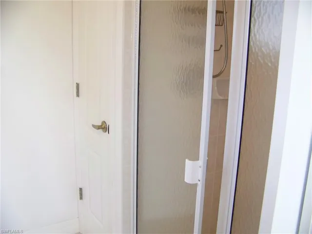 Freestanding shower for Guest room #1 plus a linen closet!