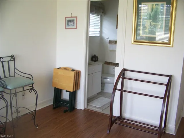 Guest room #1 with adjoining full bathroom.