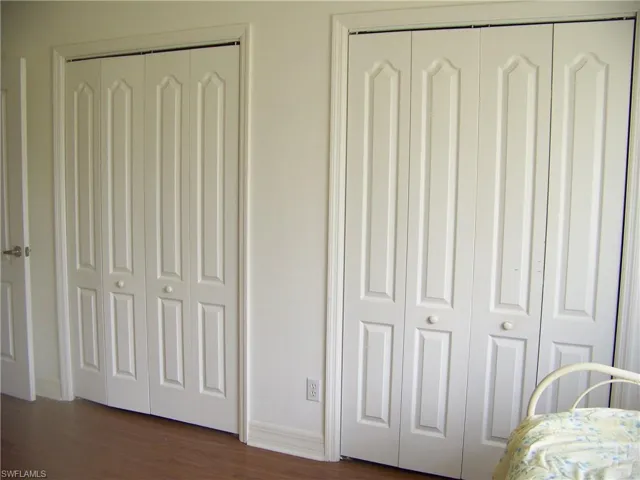 Tons of closet space in this first Guest room!