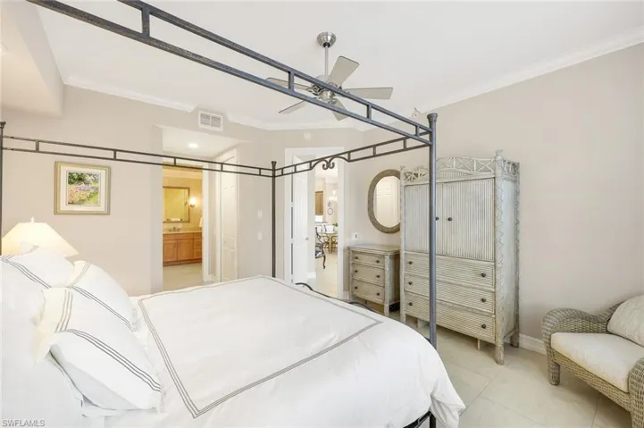 Owner's Suite with Custom Closet Systems
