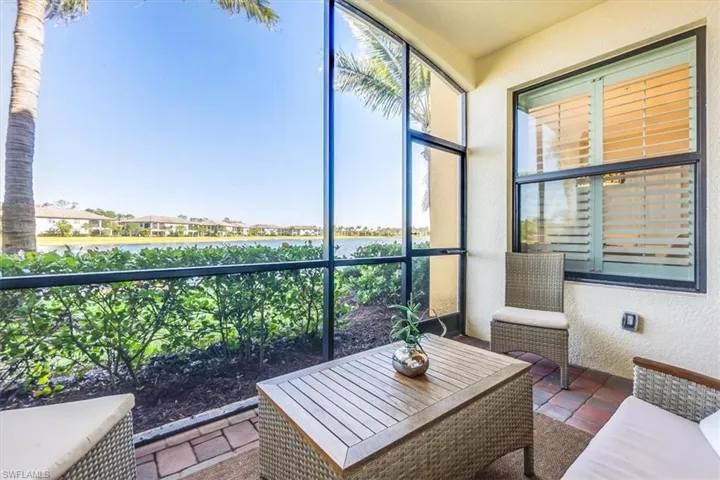 Screened in furnished lanai