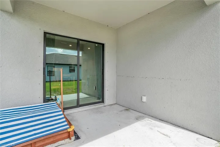View of patio