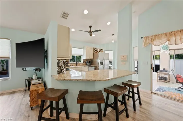 Kitchen overlooking Dining Space