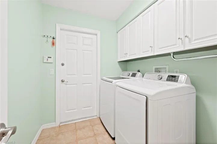 Spacious Laundry with Extra Storage Space