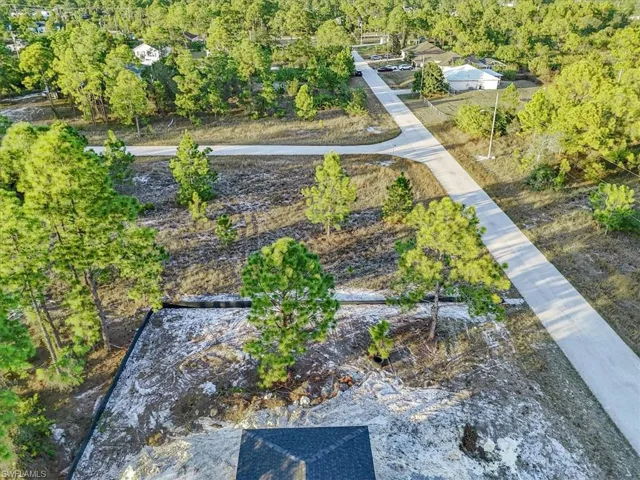 Aerial view of property's location
