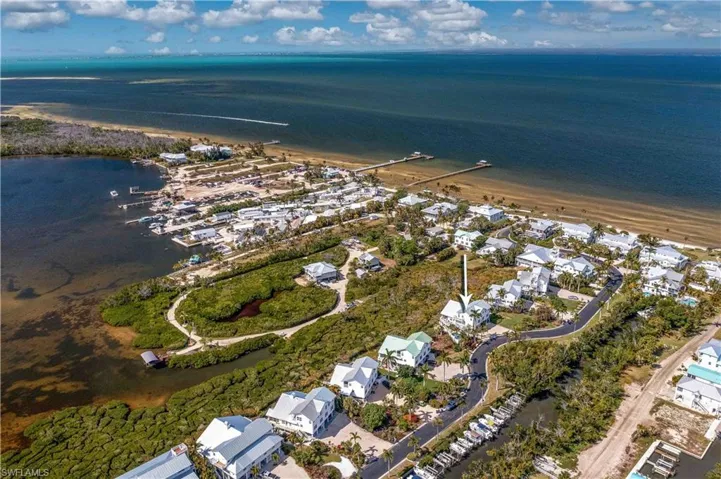 Aerial View to show proximity to Charlotte Harbor and view of Back Bay