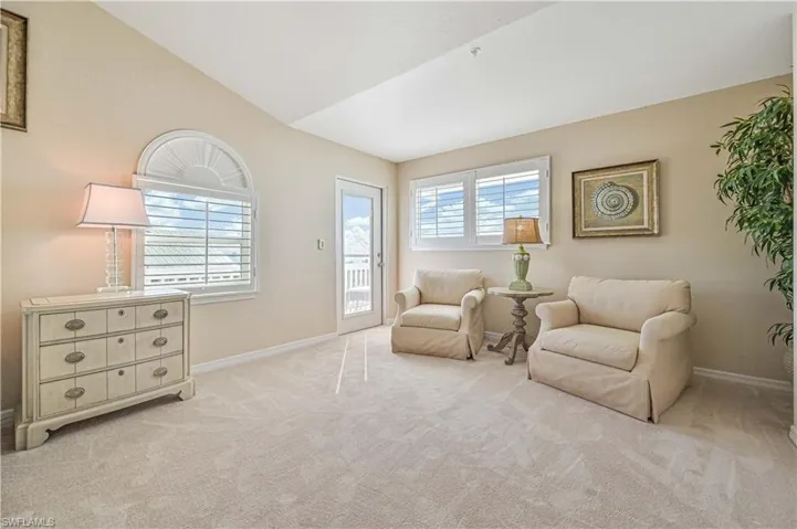Sitting area in Owner's Bedroom