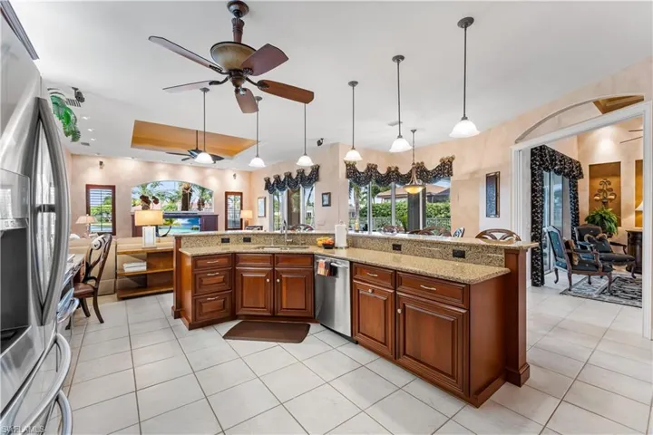 1st living space is through the double pocket doors on your right. 2nd liviing space is to your left. This floorplan flows beautfully for entertaining!
