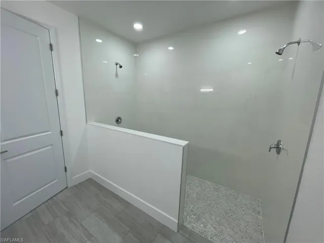 Bathroom with a shower