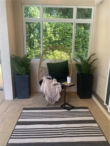 View of living area