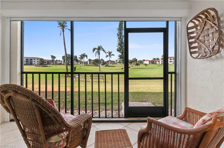 Screened lanai