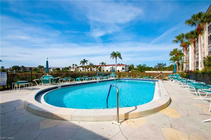 One of 6 pools, aqua aerobics