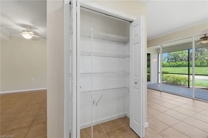 Great to have a roomy Pantry right there