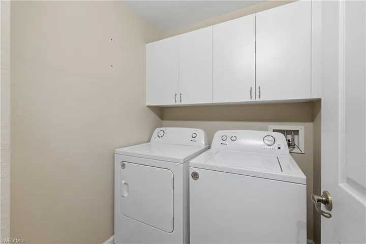 Laundry Room inside the Condo