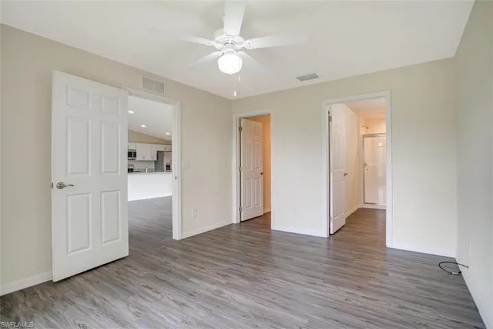 Principal bedroom with ensuite bathroom