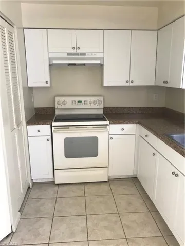 Range and refrigerator and closet storage closet