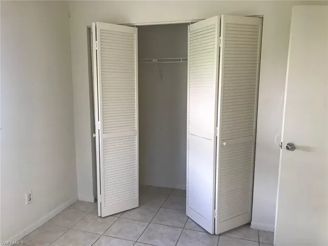 Rear bedroom closet