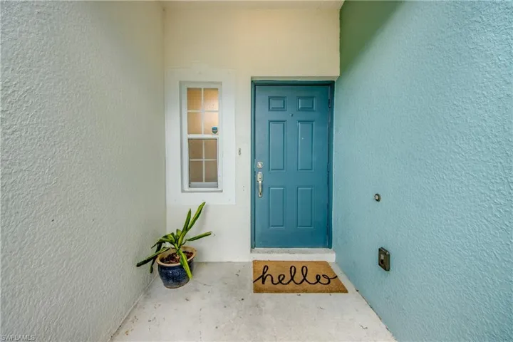 View of exterior entry